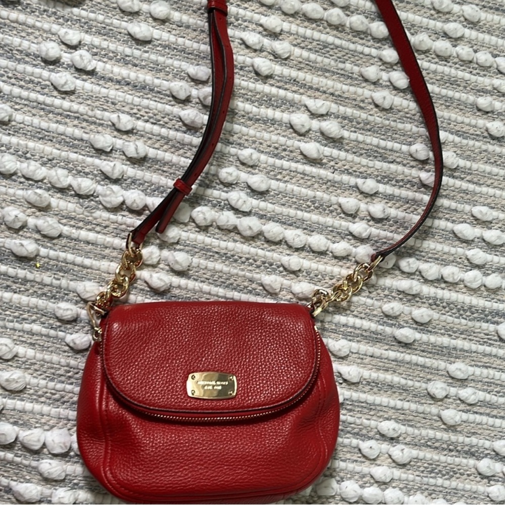 Michael Kors Red Crossbody Bag - Picture 2 of 5